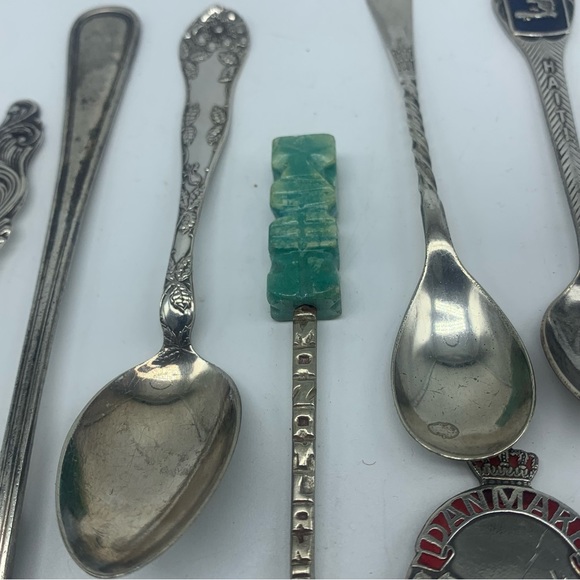 Collection of Seven Special Sterling Spoons and Forks From Around the World - Picture 15 of 16